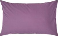 Homescapes Kussensloop 50x75 cm – Paars – 100% Egyptisch Perkal Katoen – 200 TC