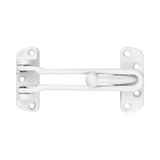 ABUS Vergrendelbeugel SPN110-21W - veiligheidsgrendel voor huisdeuren en huisdeuren - aanwezigheidsbescherming voorkomt oprispingen van de deur - wit