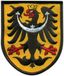 Patchion Wapen van Tsjechisch Silezië - Met magnetische achterkant - Geborduurd embleem/badge/wapen