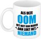 Bellatio Decorations Shoppartners Bv Als deze oom het niet kan maken dan lukt het niemand mok / beker - 300 ml - wit