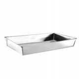 Galicja Platino Serie Bakvorm - 40x25x6 cm - Acier zingué - Argent