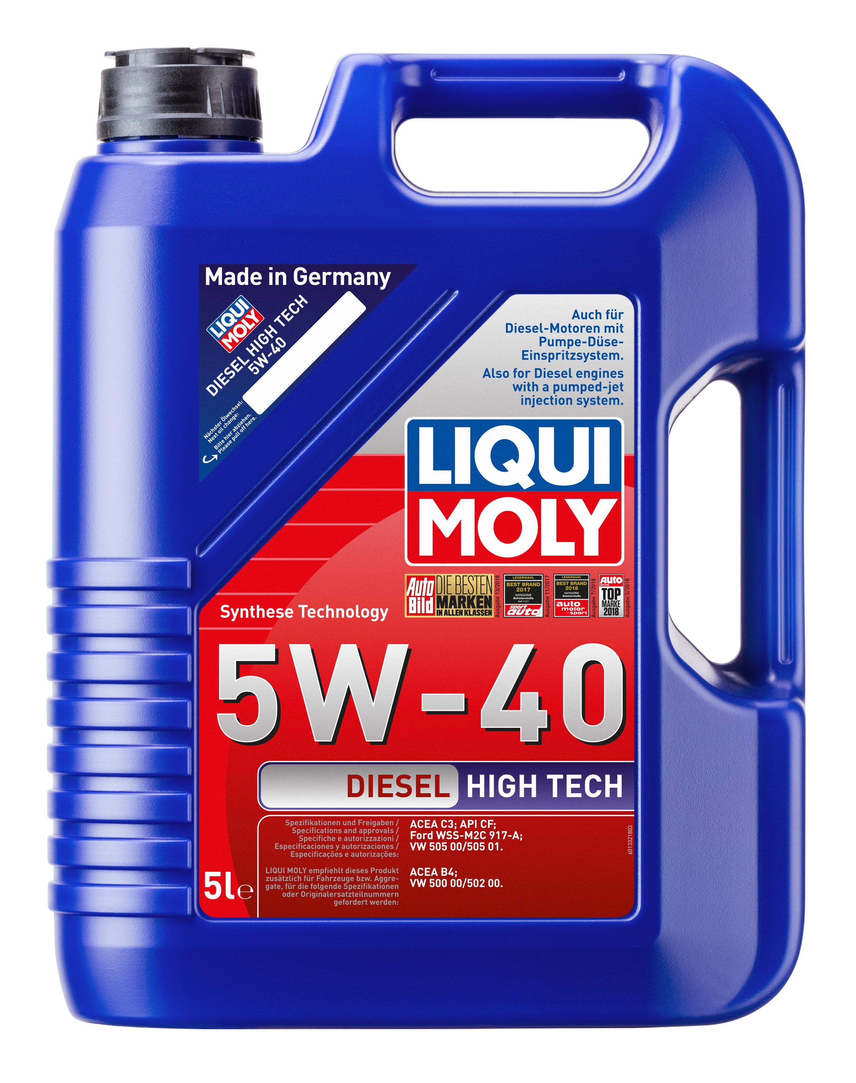Liqui Moly Diesel High Tech 5W40 C3 5L