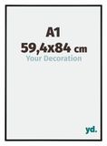 Your Decoration - Cadre puzzle 59,4x84 cm - Noir mat - Cadre puzzle 1500-2000 pièces - Cadre photo aluminium - Kent