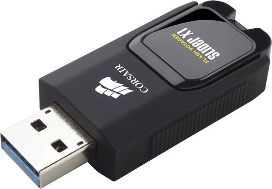 Corsair Voyager Slider X1 - USB-stick - 256 GB - Aluminium