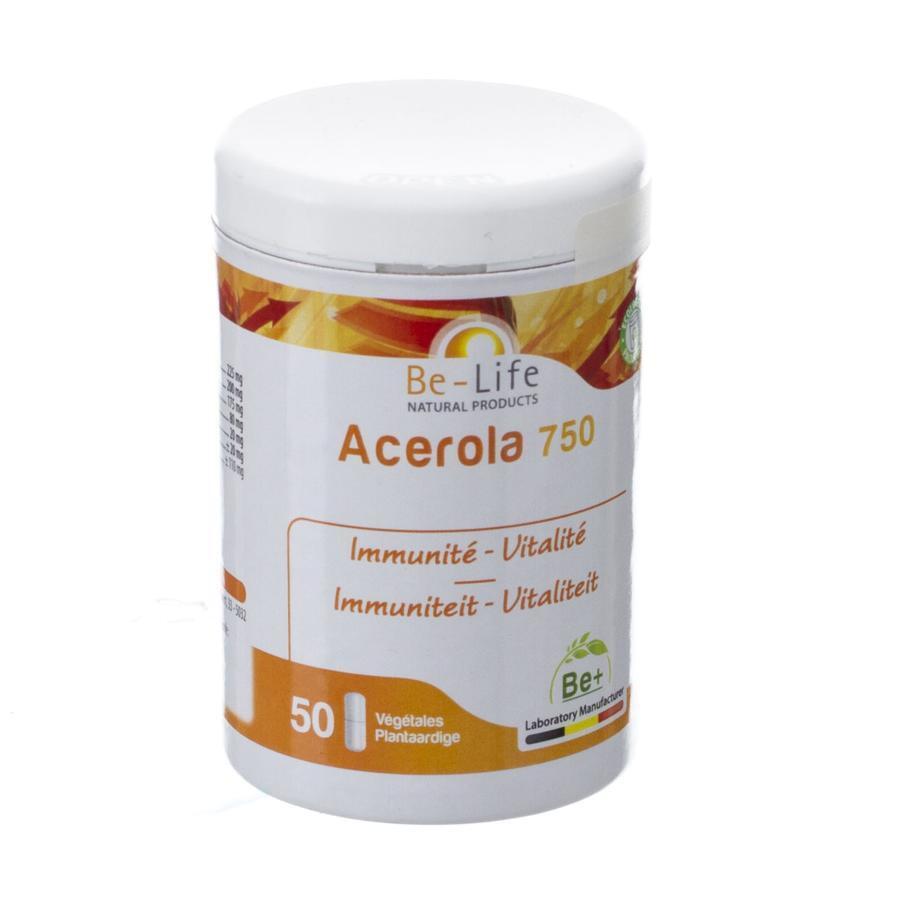 Be-Life Acerola 750 Capsules 50 stuks