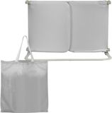 HITGROW SP. Z O.O. Barrière de lit Gris 180cm Réglable Pliable Protection contre les chutes