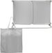 HITGROW SP. Z O.O. Barrière de lit Gris 180cm Réglable Pliable Protection contre les chutes