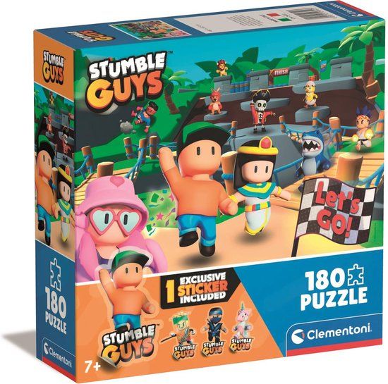 Clementoni Stumble Guys Kinderpuzzel - 180 Stukjes