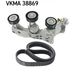 SKF Kit de courroies trapézoïdales à nervures Vkma 38869 Mercedes-benz