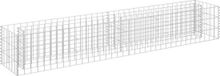 vidaXL Gabion plantenbak verhoogd 180x30x30 cm gegalvaniseerd staal