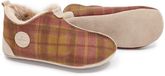 Vanuba Oxford Tartan - Damespantoffels - Suède - Schapenwol - Comfortabel & Warm
