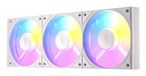 Antec C120R ARGB Blanc 12cm Ventilateur de boîtier d'ordinateur - Pack de 3