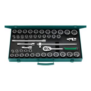 Stahlwille 1/2" (12,5mm) dopsleutelset no.50MA/39/6 N 45-delig