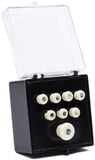 Martin - Bridgepins - Set Wit - Parelmoer Stip - Vervangonderdeel