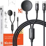 MCDODO Chargeur inductif pour Samsung Galaxy Watch 2-en-1 câble USB-C pour ordinateur portable
