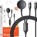 MCDODO Chargeur inductif pour Samsung Galaxy Watch 2-en-1 câble USB-C pour ordinateur portable