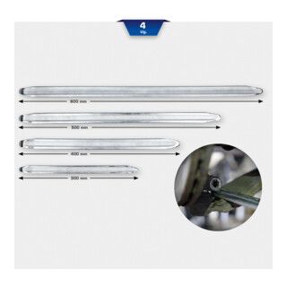 Brilliant Tools Bandmontageijzerset, 4-dlg