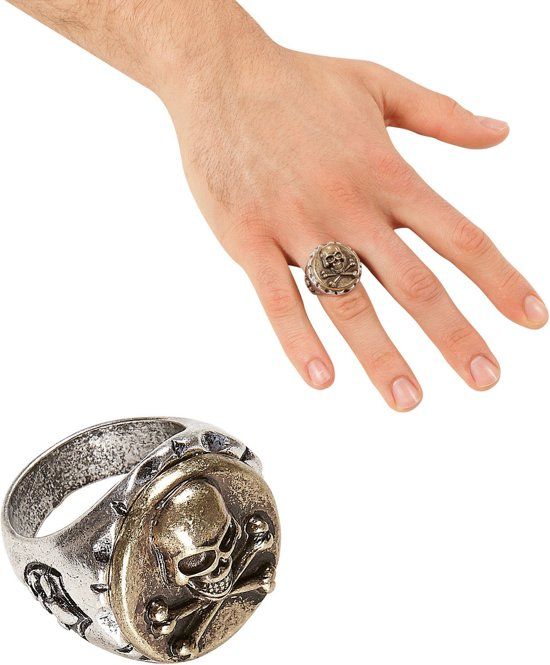 Generik Piratenleider ring voor volwassenen - Verkleedattribuut