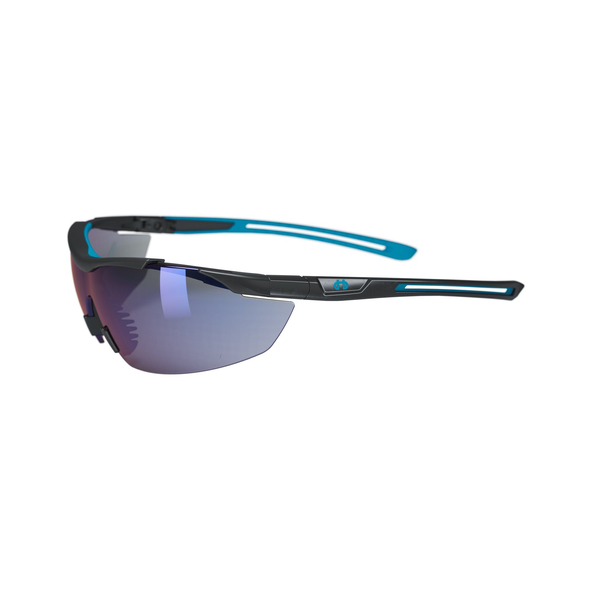 Hellberg Argon AF+AS Smoke Blue Safety Glasses - Anti-Scratch - Anti-Fog