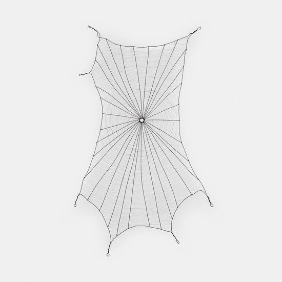 Loberon Decoratief spinnenweb Vexilnor zwart