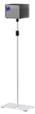 Support de projecteur - Pied de projecteur au sol - Hauteur 94-125 cm - Blanc - Rotation 360 degrés - Max 3 kg