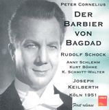 Merkloos / Sans marque Gebhardt Barber of Baghdad, The (Keilberth, Cologne Rso, Schock)