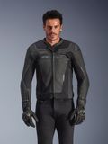 Alpinestars Veste En Cuir GP Force V2 Noir Noir, Taille: 58