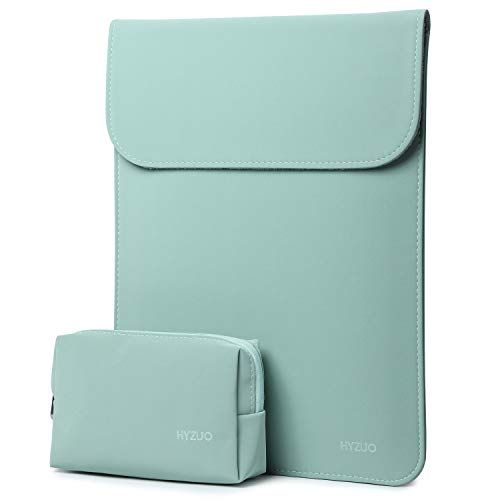 HYZUO 13 Inch Laptop Hoes Sleeve Laptophoes Laptoptas Compatibel met MacBook Air 13 M1 2018-2021/MacBook Pro 13 M1 2016-2021/iPad Pro 12,9 2018-2021/Dell XPS 13/Surface Pro X 7 6 5 4 3, Muntgroen