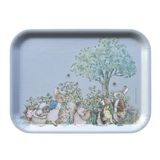 Steen konijn – houten dienblad – PETER RABBIT – kleine dag Parijs – 20 x 27.