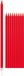 Merkloos / Sans marque Givi Italia 10x Rode Kaarsen 15,5 cm