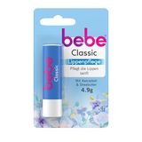 bebe Classic lippenverzorging (12 x 4,9 g), lippenbalsem met avocado-olie en sheaboter, verzorgt de lippen zacht met 98% ingrediënten van natuurlijke oorsprong en zonder minerale oliën
