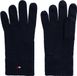Tommy Hilfiger Essentials Vingerhandschoenen Nachtblauw Katoen Unisex Volwassenen Herfst/Winter