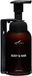 Claudius Cosmetics B.V. Body & Hair Hamam Body & Hair Hamam 300 ml - zeepdispenser amber bruin met pomp (inclusief beugel) - 2 in 1 voor lichaam en haar