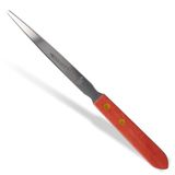 Westcott E-29694 00 Brievenopener met houten handvat, premium brievenopener met lemmet van roestvrij staal, ergonomisch houten handvat in bruin, opent brieven gemakkelijk en schoon, voor huishouden en