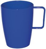 Olympia Kristallon beker met oor 28cl, blauw