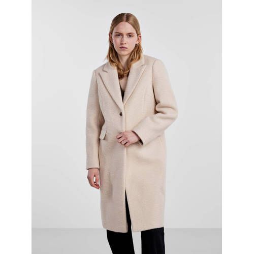 PIECES coat PCNEA zand