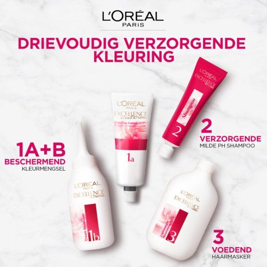 L'Oréal Paris Excellence Crème 4.3 - Midden Goudbruin - Permanente Haarkleuring