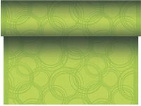 Papstar Tafelloper, stofachtig, PV-Tissue Mix "ROYAL Collection" 24 m x 40 cm lime "Bubbles"