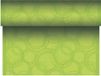 Papstar Tafelloper, stofachtig, PV-Tissue Mix "ROYAL Collection" 24 m x 40 cm lime "Bubbles"