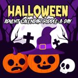 Halloween Advent Calendar Riddle-a-Day Book for Kids