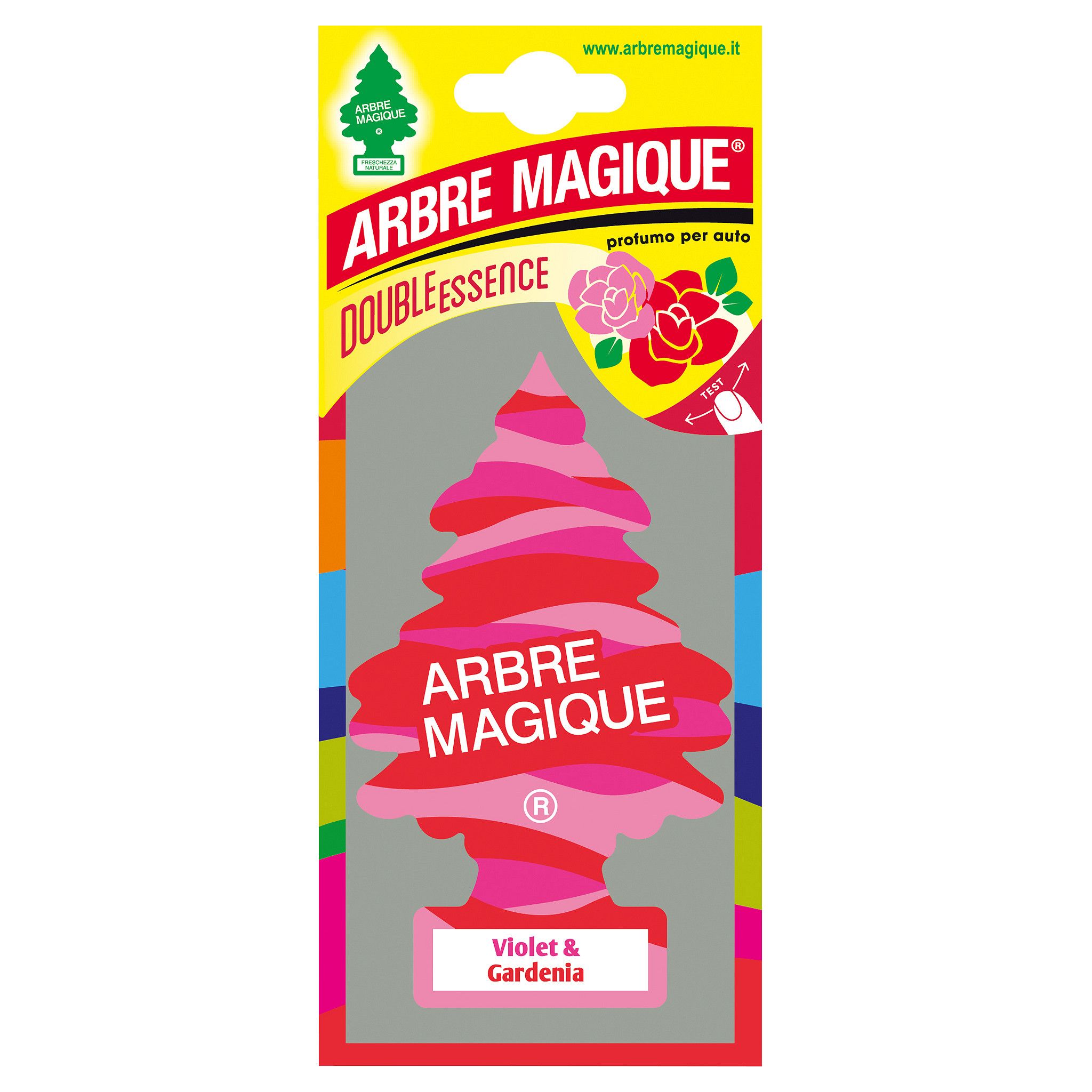 Arbre Magique Luchtverfrisser Voilet Gardenia Roze - 12 x 7 cm