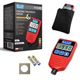 Blue Technology Professionele laagdiktemeter, lakdiktemeter, kogelsonde P-13-FE, stalen coating, dikte gauge, laktester voor auto, gemaakt in de EU
