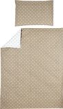 Meyco Baby X Mrs.Keizer Louis dekbedovertrek ledikant - taupe - 100x135cm