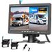 Merkloos Draadloze achteruitrijcamera 7 inch monitor 2 camera's 1080p Nachtzicht