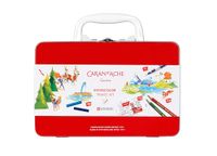 Caran d'Ache Swisscolor Travel Kit in metalen koffer