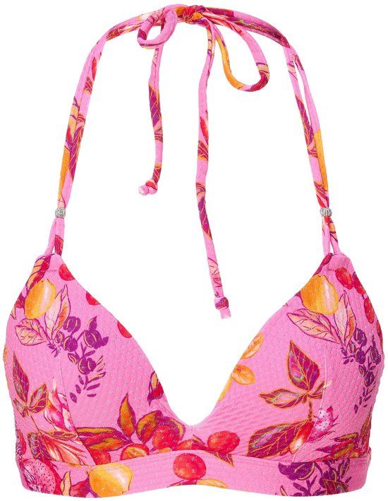 LingaDore Voorgevormde Triangel Bikini top Tropical Fruit Gebloemd 42E