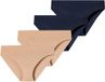 Schiesser Invisible Light slip dames 4-pack maple, nachtblauw