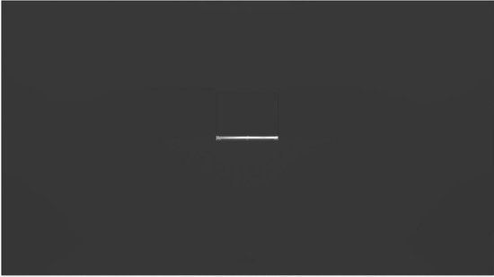 Villeroy & Boch Squaro Infinity Douchebak - 180x100cm - Antraciet