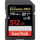 SanDisk Extreme PRO 512 GB SDXC UHS-I Klasse 10