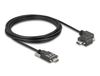 Delock USB 2.0 Kabel USB C naar USB C 3m Zwart